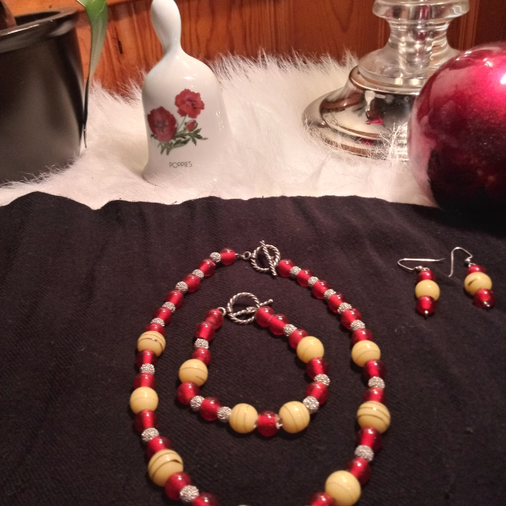 3pcs vintage style necklace set